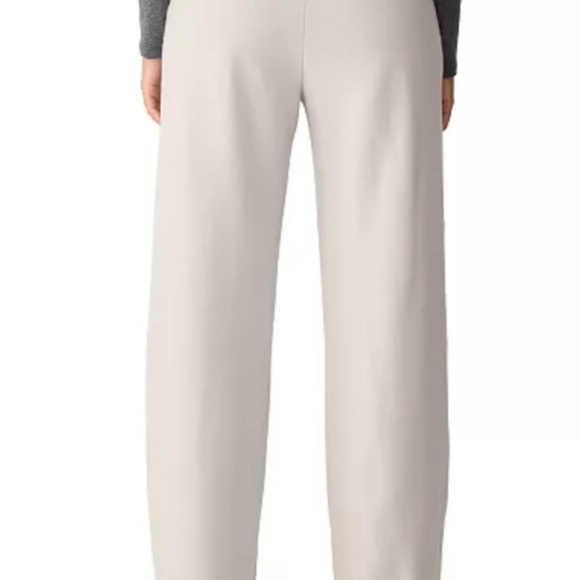 100% Wool Eileen Fisher Soft Gray Pants - Picture 3 of 11